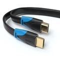 20m HDMI Kabel Flach von JAMEGA | 4K Ultra HD 2160p Full HD 1080p | 3D ARC CEC