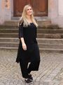 PHILOMENA CHRIST - Lagenlook SHIRT KLEID Gr 42 44 46 48 50 52 54 - schwarz