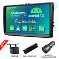 DAB+ Android 13 Autoradio 8Kern GPS Für VW Amarok Golf MK5 6 Plus Jetta T5 Vento