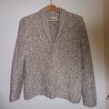 Strickjacke Damen Gr. 42 beige Kuscheljacke