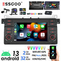 DAB+ 32G Android 13 Carplay GPS Autoradio WIFI BT RDS Für  BMW E46 M3 Rover MGZT