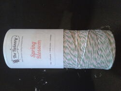 (€0,15/m)Bakers Twine Baumwollgarn=10m x1mm=MULTICOLOR=Garn=ohne Rolle=Dekogarn=