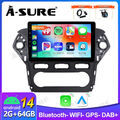 DAB+ Android 14 2+64G Für Ford Mondeo MK4 2011-2013 Carplay Autoradio GPS SAT BT