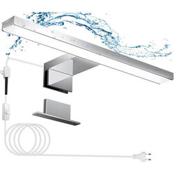 LED Spiegellampe Bad Spiegelleuchte mit Schalter Wandleuchte Schminklicht IP44