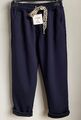 Casual Jogpants 8 Farben Stretch Damen Gr. 36 38 40 42 S M L XL Hose Italy