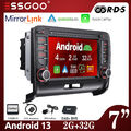 Android13 2+32G Autoradio Carplay GPS WiFi RDS ASP DAB+ Für Audi TT MK2 2006-12