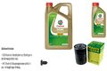 MANN-FILTER Ölfilter 6 L Castrol EDGE 5W-30 LL Titanium FST für VW Audi Golf V