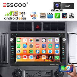 Apple Carplay Autoradio Android13 BT WIFI DAB KAM 64G Für VW Polo 9N Passat Golf