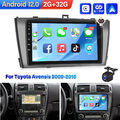 2+32GB Android 12 Carplay Autoradio Für Toyota Avensis 2008-2015 GPS Navi WIFI