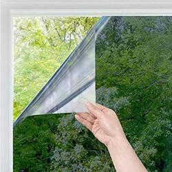 Glas Isolierfolie Reflektierende Fensterfolie Einweg Spiegelfolie Für UV Bl Neu