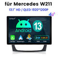 Android 13 Autoradio GPS Navi DAB 2+64GB Für Mercedes Benz CLS E-Class W211 W219