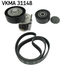 SKF Keilrippenriemensatz VKMA 31148 für VW T5 TRANSPORTER T6 AMAROK MULTIVAN 7HA