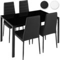 Esszimmergruppe 4 Stühle Essgruppe Sitzgruppe Esstisch Esszimmer Stuhl Tisch Set