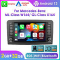 Kamera DAB+ Autoradio Android 2+32G CarPlay Für Mercedes ML/GL Klasse W164 GL300