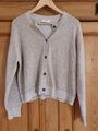 Strickjacke Peter Hahn Schurwolle Baumwolle Gr 40