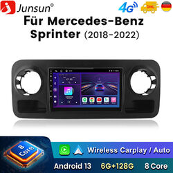 6+128G Carplay Für Benz Sprinter W907 2019-2023 10" Android 13 Autoradio GPS DAB