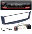 JVC Bluetooth USB DAB MP3 Autoradio für Smart ForTwo 450 blau ohne Metallschacht