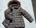 gil bret limited edition Daunen-Jacke 42 44  Echt-Fell kapuze leicht oliv-braun