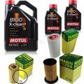 MOTUL 7 L 5W-30 MOTOR-ÖL+MANN-FILTER für BMW 3er Touring E46 320d 318d Compact