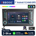 DAB+ Für Audi A4 S4 RS4 B6 B7 Autoradio Android 13 Carplay 2+64G GPS RDS +Kamera