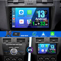 Autoradio DAB+ Für Mazda 3 2010-2013 Android 13 Carplay GPS NAVI BT WIFI Kamera