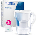 BRITA Wasserfilter-Kanne Marella Weiß (2,4L) Inkl. 3X MAXTRA PRO All-In-1 Kartu