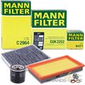 MANN-FILTER INSPEKTIONSPAKET FILTERSATZ A FÜR NISSAN X-TRAIL 2.0 2.5 4X4  01-13