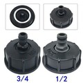 IBC Auslaufhahn 3/4 Zoll S60/2 Adapter Kappe Schlauchtülle Wasserhahn Container