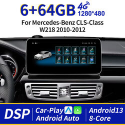 10,25" Android 13 Autoradio CarPlay 6+64G für Mercedes-Benz CLS-W218/C218 NTG4.0