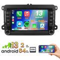 2+64GB Android 13 Autoradio GPS Navi BT für VW GOLF 5 6 Plus Passat Touran Polo