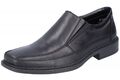 Rieker Herren Leder Business Slipper Schwarz Schuhe B0873-00