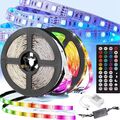 LED Band Streifen RGB Stripe Licht Leiste 5050 SMD Leuchte Lichterkette Dimmbar