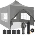 Pavillon 3x3m Wasserdicht Faltpavillon Pop Up Partyzelt Gartenzelt UV-Schutz DHL