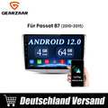 4+64GB Android 13 Autoradio GPS Carplay für VW Passat B6 B7 CC Magotan Mckhdxscb