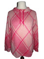 CECIL Damen Flanell Pullover Sweatshirt Sweater mit Stehkragen Pink Gr. M Gr. 40