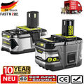 2Pack 18V 9,0Ah 7,0Ah Akku für RYOBI Plus Lithium RB18L50 P108 P104 P109 NEU DE