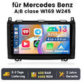 WIFI Autoradio NAVI Für Mercedes Benz A/B Klasse Viano VITO GPS Android 13 4+64G