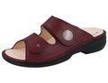 FINN COMFORT Sansibar Damen Pantolette rot bordo Nube Glattleder