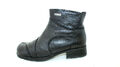 TAMARIS schwarze Stiefeletten Boots Winter 37 UK 4 Leder elegant Manchette Fell