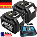 2X 18V 12,0Ah für Makita Original Akku/Ladegerät BL1860B BL1850B 197422-4 BL1830