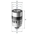 UFI 24.123.00 Kraftstofffilter für HYUNDAI KIA