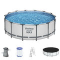 Bestway Swimming Pool ?427x122cm Frame Pool Steel Pro MAX Schwimmbad Modell 2022