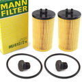 2x MANN Ölfilter + Verschlussschraube für OPEL Astra G H J Vectra C Corsa C FIAT