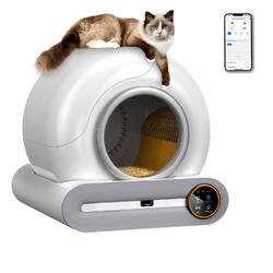 Katzenklo Selbstreinigende Katzentoilette 65L+9L Automatisch Wifi APP-Steuerung