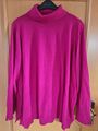 Weicher, schmusiger Rollkragenpullover in frischem Pink 62 Von Ulla Popken...neu