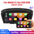 CarPlay Autoradio für BMW 5er E60 E61 E63 E64 E90 E91 E92 4G Android GPS CCC 4GB