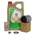 Original VW Ölfilter + Castrol 5W30 LL für Golf 6 Passat Polo Tiguan 1.2/1.4 TSI