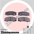 Bremsbelagsatz Scheibenbremse ZIMMERMANN 23250.165.1 für OPEL FRONTERA U99 DTI