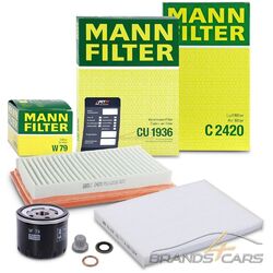 MANN-FILTER INSPEKTIONSPAKET FILTERSATZ A FÜR NISSAN QASHQAI 1.5 dCi BJ 07-13# # # INKL. ÖLABLASS-SCHRAUBE MIT DICHTRING # # #