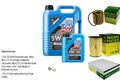 MANN Inspektionspaket 6 L LIQUI MOLY Longtime High Tech 5W-30 für Ford Focus